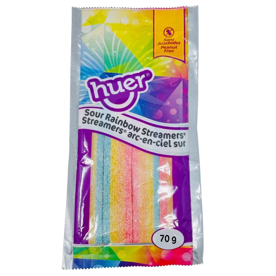 Buy Now Huer Pocket Pals Sour Rainbow Streamers 70g – Candy Sanctuary